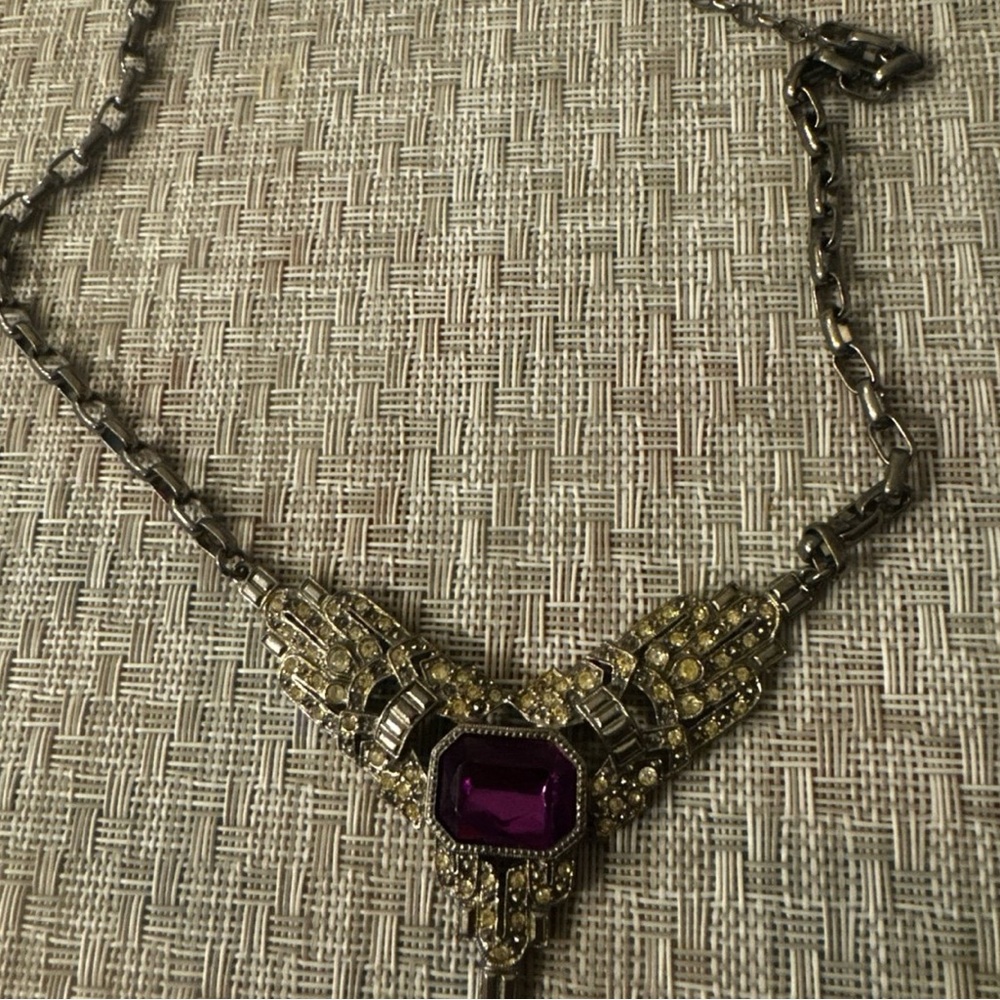 Parklane vintage 60s amethyst Necklace